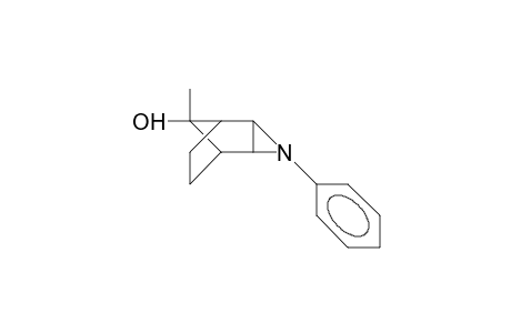 syn-8-Methyl-3-phenyl-3-aza-endo-tricyclo(3.2.1.0/2,4/)octan-anti-8-ol