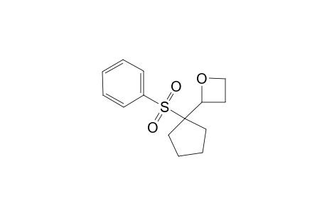 2-[1'-Phenylsulfonylcyclopentyl]oxtane