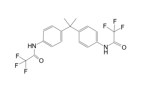 acetamide, 2,2,2-trifluoro-N-[4-[1-methyl-1-[4-[(2,2,2-trifluoroacetyl)amino]phenyl]ethyl]phenyl]-