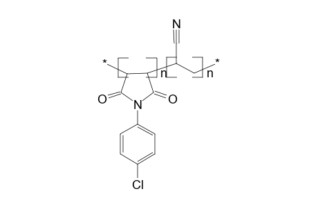Poly[n-(p-chlorophenyl)maleimide-co-acrylonitrile]