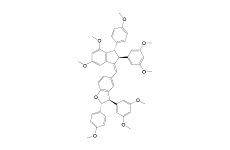 1Z-2-ALPHA,3-BETA,4'-ALPHA,5'-BETA-2-(3,5-DIMETHOXYPHENYL)-2,3-DIHYDRO-3-(4-METHOXYPHENYL)-1-[[4'-(3,5-DIMETHOXYPHENYL)-3'-(4-METHOXYPHENYL)-4,5-D