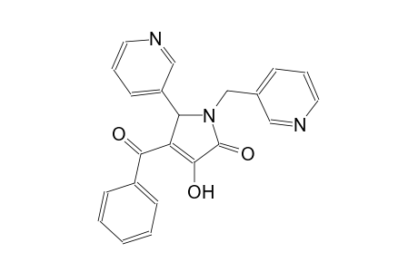 4-benzoyl-3-hydroxy-5-(3-pyridinyl)-1-(3-pyridinylmethyl)-1,5-dihydro-2H-pyrrol-2-one