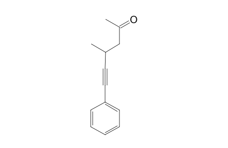 4-Methyl-6-phenylhex-5-yn-2-one