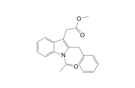 1-Acetyl-2-benzyl-3-(methoxycarbonyl)methyl]indole
