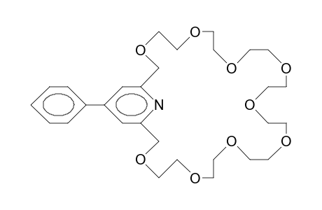 4-Phenyl-2,6-pyrido 30-crown-10