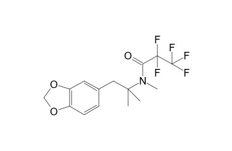 N-(1-(benzo[d][1,3]dioxol-5-yl)-2-methylpropan-2-yl)-2,2,3,3,3-pentafluoro-N-methylpropanamide