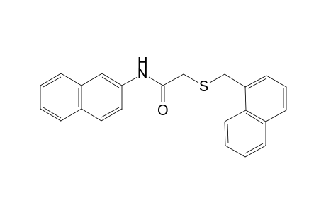 N-(2-Naphthyl)-2-[(1-naphthylmethyl)sulfanyl]acetamide