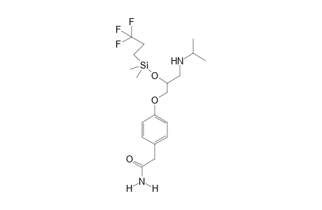 2-(4-(2-((dimethyl(3,3,3-trifluoropropyl)silyl)oxy)-3-(isopropylamino)propoxy)phenyl)acetamide