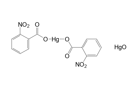 o-nitrobenzoic acid, mercury(2+) saly, compound with mercury oxide