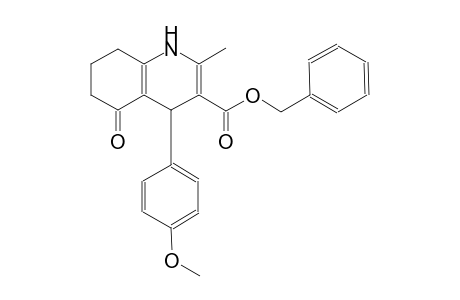 benzyl 4-(4-methoxyphenyl)-2-methyl-5-oxo-1,4,5,6,7,8-hexahydro-3-quinolinecarboxylate