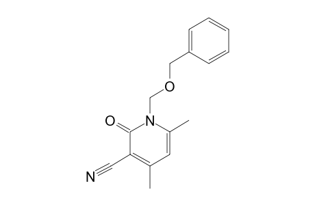 1-BENZYLOXYMETHYL-4,6-DIMETHYL-2-OXO-1,2-DIHYDROPYRIDINE-3-CARBONITRILE