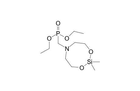 2,2-Dimethyl-6-[(diethoxyphosphono)methyl]-1,3-dioxa-6-aza-2-silacyclooctane