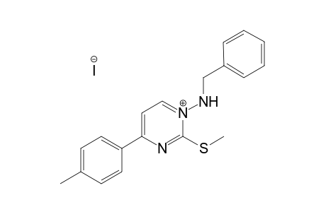 1-Methylphenyl)amino-4-(p-tolyl))-2-methylthiopyrimidinium iodide
