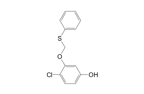 4-Chloro-3-phenylthiomethoxyphenol