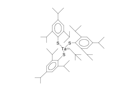 Tris(2,4,6-triisopropyl-phenylthio)-neopentylidene tantalum