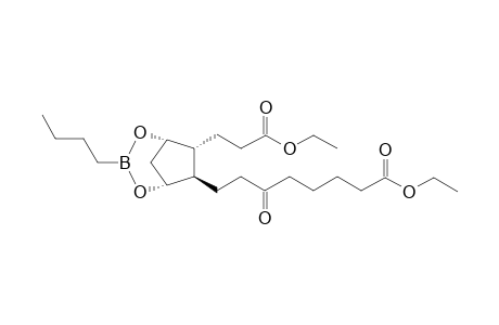 1,20-diethyl 9a,11a-dihydroxy-15-oxo-2,3,4,5,20-pentanor-19-carboxyprostanoate n-butylboronate ester