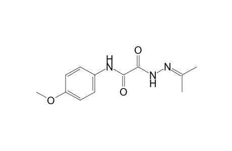 1-isopropylidene-5-(p-methoxyphenyl)semioxamazine