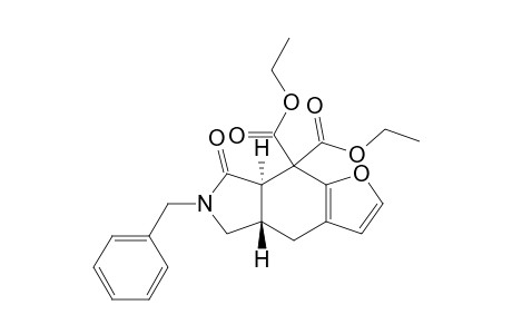 diethyl 6-benzyl-7-oxo-4,4a,5,7a-tetrahydrofuro[2,3-f]isoindole-8,8-dicarboxylate