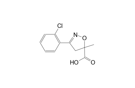5-isoxazolecarboxylic acid, 3-(2-chlorophenyl)-4,5-dihydro-5-methyl-