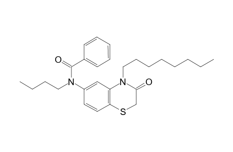 6-Benzoylbutylamino-4-octyl-2H-1,4-benzothiazin-3-one