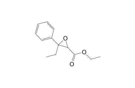 Oxiranecarboxylic acid, 3-ethyl-3-phenyl-, ethyl ester, trans-