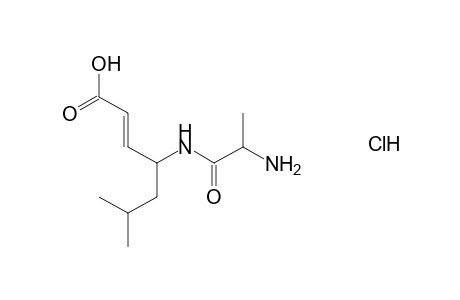 2-(E)-HEPTENOIC ACID, (4S)-4-[((R)-ALANYL)AMINO]-6-METHYL-, HYDROCHLORIDE