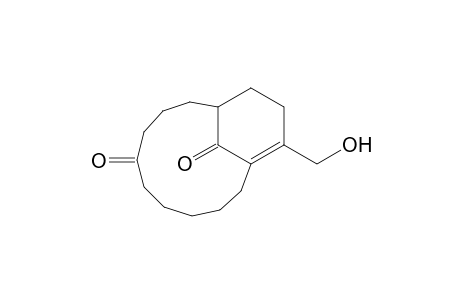 Bicyclo[9.3.1]pentadec-11-ene-5,15-dione, 12-(hydroxymethyl)-