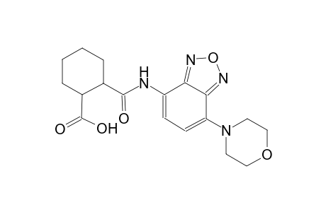 2-({[7-(4-morpholinyl)-2,1,3-benzoxadiazol-4-yl]amino}carbonyl)cyclohexanecarboxylic acid