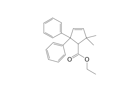 Ethyl 2,2-dimethyl-5,5-diphenyl-3-cyclopropane-1-caboxylate