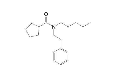 Cyclopentanecarboxamide, N-(2-phenylethyl)-N-pentyl-