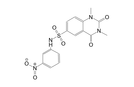1,3-dimethyl-N-(3-nitrophenyl)-2,4-dioxo-1,2,3,4-tetrahydro-6-quinazolinesulfonamide