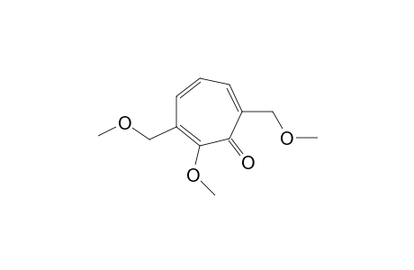 2-Methoxy-3,7-bis(methoxymethyl)cyclohepta-2,4,6-trien-1-one