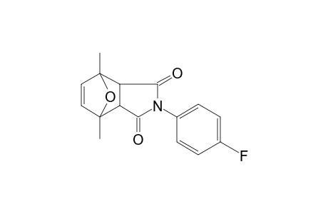 4-(4-Fluoro-phenyl)-1,7-dimethyl-10-oxa-4-aza-tricyclo[5.2.1.0(2,6)]dec-8-ene-3,5-dione