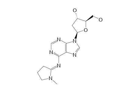 9-(2-DEOXY-BETA-D-ERYTHRO-PENTOFURANOSYL)-6-(N-METHYL-2-PYRROLIDINEAMIDINE)-PURINE