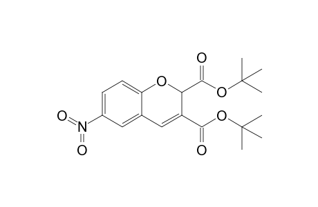 6-Nitro-2H-1-benzopyran-2,3-dicarboxylic acid ditert-butyl ester