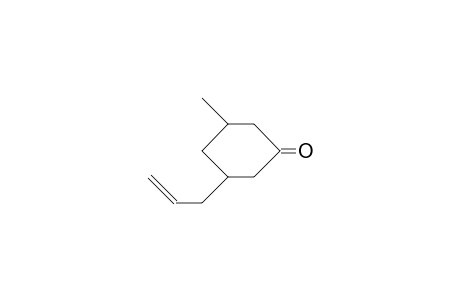 (3RS, 5Sr)-5-methyl-3-(2-propenyl)-cyclohexanone