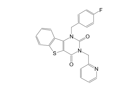 benzo[4,5]thieno[3,2-d]pyrimidine-2,4(1H,3H)-dione, 1-[(4-fluorophenyl)methyl]-3-(2-pyridinylmethyl)-