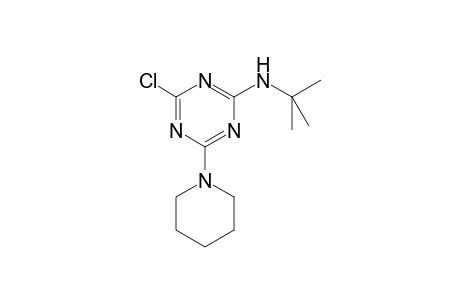 N-(tert-Butyl)-4-chloro-6-(1-piperidinyl)-1,3,5-triazin-2-amine