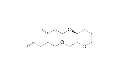 (2R,3S)-3-but-3-enoxy-2-(pent-4-enoxymethyl)oxane