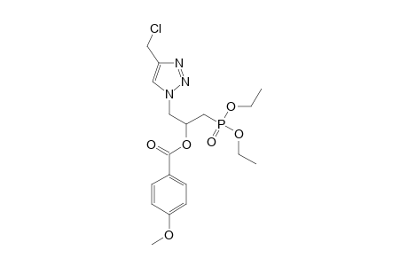 1-(4-(CHLOROMETHYL)-1H-1,2,3-TRIAZOL-1-YL)-3-(DIETHOXYPHOSPHORYL)-PROPAN-2-YL-4-METHOXYBENZOATE