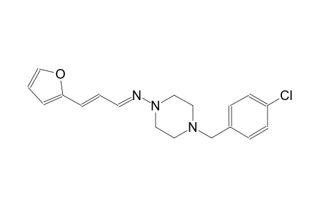 1-piperazinamine, 4-[(4-chlorophenyl)methyl]-N-[(E,2E)-3-(2-furanyl)-2-propenylidene]-