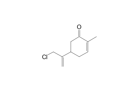 5-(3-chloroprop-1-en-2-yl)-2-methylcyclohex-2-en-1-one