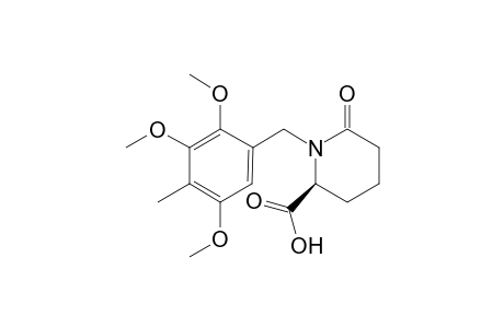 (S)-(+)-N-[(2,3,5-trimethoxy-4-methylphenyl)methyl]-6-carboxy-2-piperidone