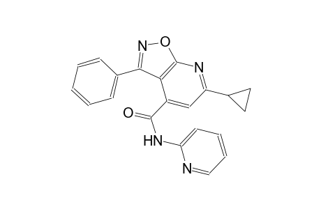 isoxazolo[5,4-b]pyridine-4-carboxamide, 6-cyclopropyl-3-phenyl-N-(2-pyridinyl)-