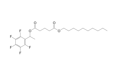 Glutaric acid, decyl 1-(pentafluorophenyl)ethyl ester