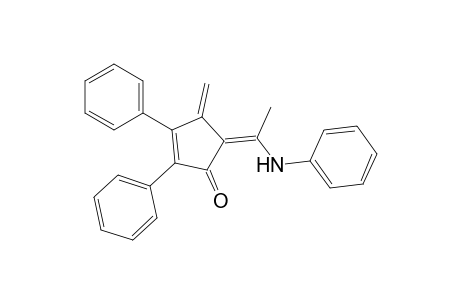2,3-Diphenyl-4-methylene-5-[1-[N-(phenylamino)ethylidene]]cyclopentenone