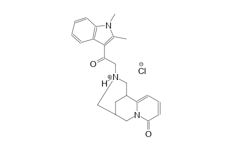 (9S)-11-[2-(1,2-dimethyl-1H-indol-3-yl)-2-oxoethyl]-6-oxo-7-aza-11-azoniatricyclo[7.3.1.0~2,7~]trideca-2,4-diene chloride