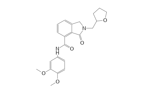 1H-isoindole-4-carboxamide, N-(3,4-dimethoxyphenyl)-2,3-dihydro-3-oxo-2-[(tetrahydro-2-furanyl)methyl]-