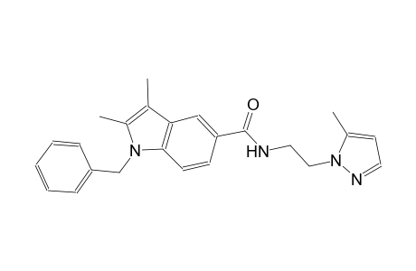 1H-indole-5-carboxamide, 2,3-dimethyl-N-[2-(5-methyl-1H-pyrazol-1-yl)ethyl]-1-(phenylmethyl)-