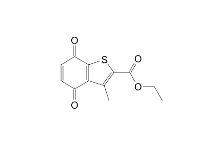 3-Methyl-4,7-dioxo-1-benzothiophene-2-carboxylic acid ethyl ester